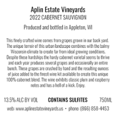 Back Label 2