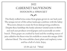 Back Label